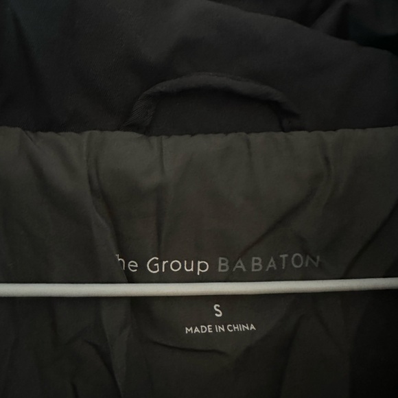 Aritzia Babaton The Group Black Waterproof Rain Coat in Small - Picture 4 of 5